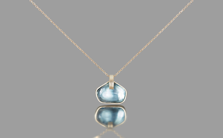 Blue Tourmaline Necklace | ka0049as