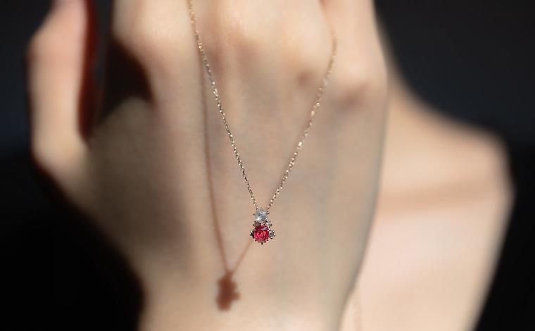 Crest Necklace-Spinel