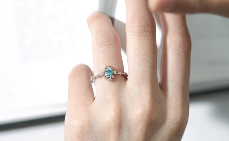 Snowflake Ring Supreme-Paraiba