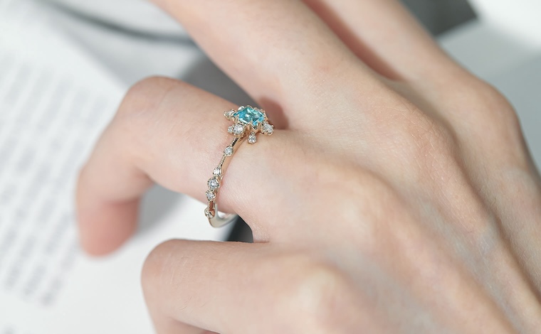 Snowflake Ring Supreme-Paraiba