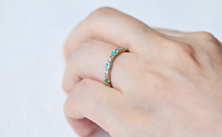 Paraiba Dotted Ring-Supreme