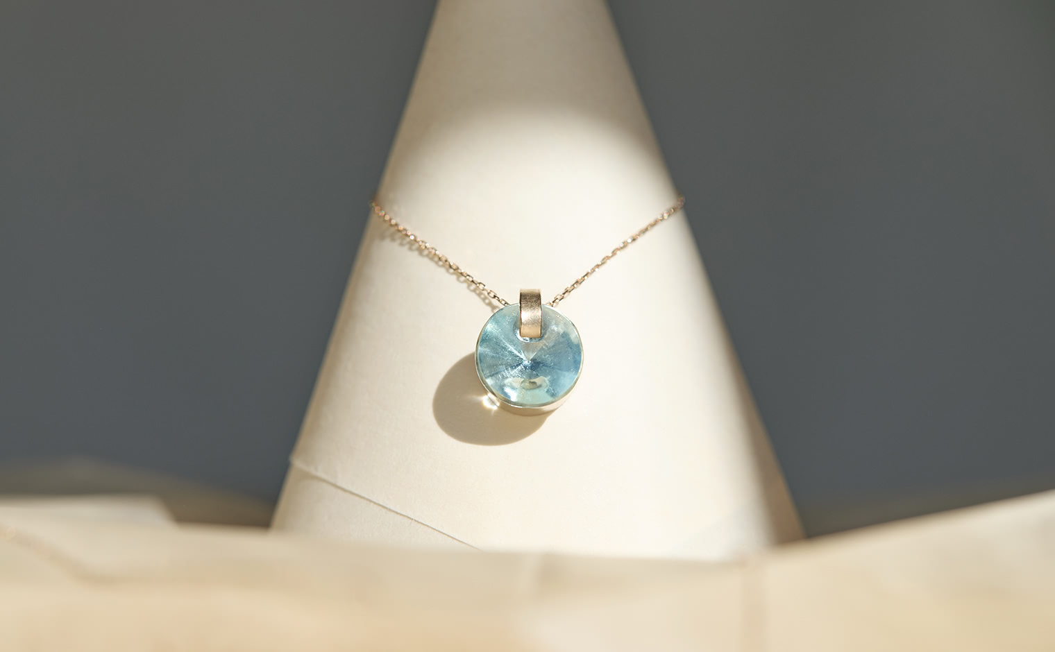 Frost Necklace-Aquamarine