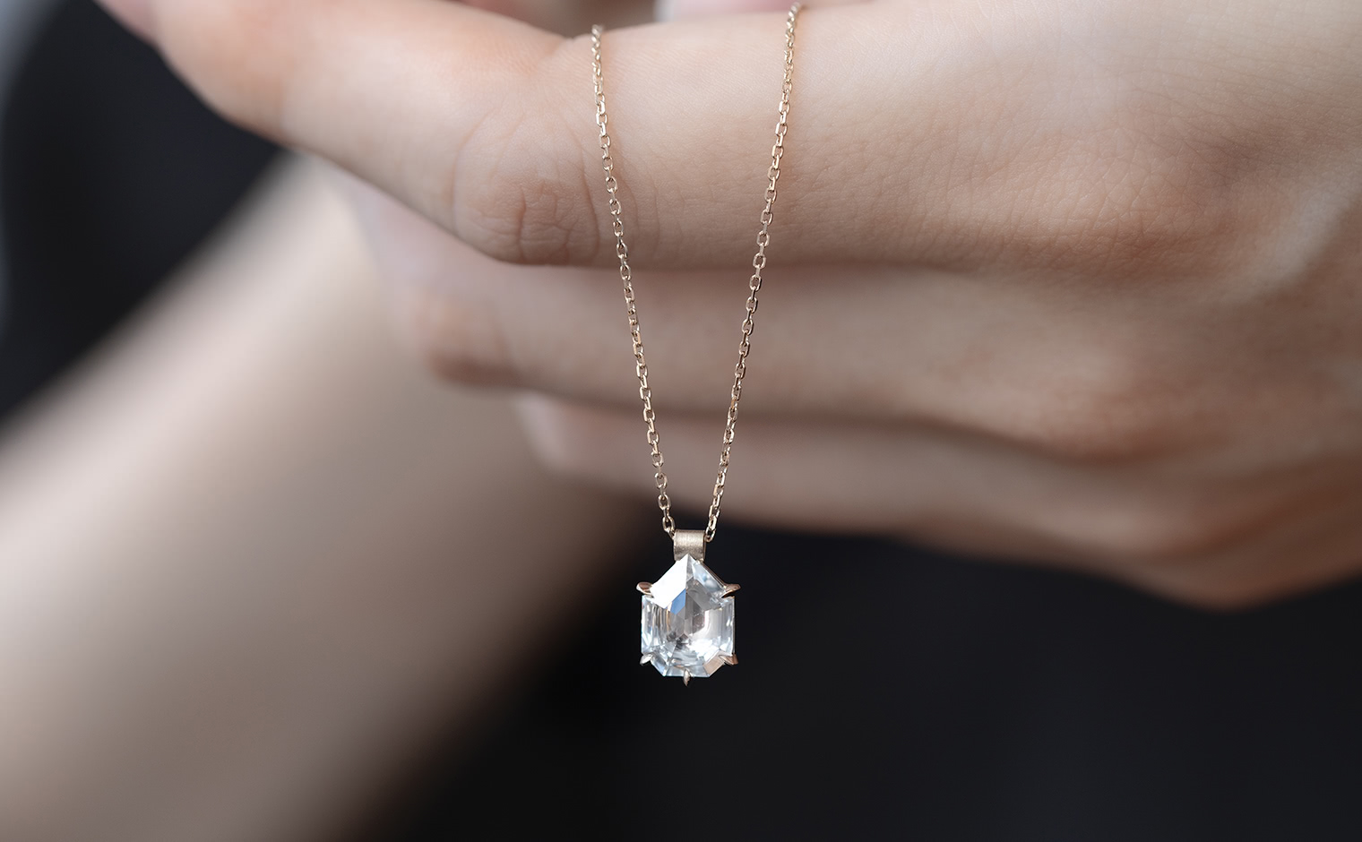 Escudo Necklace-Ice Drop