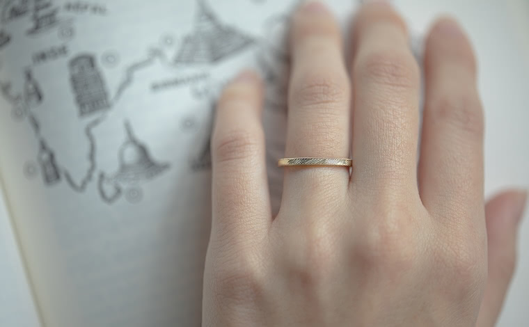 Bias & Milgrain Ring-Bride's