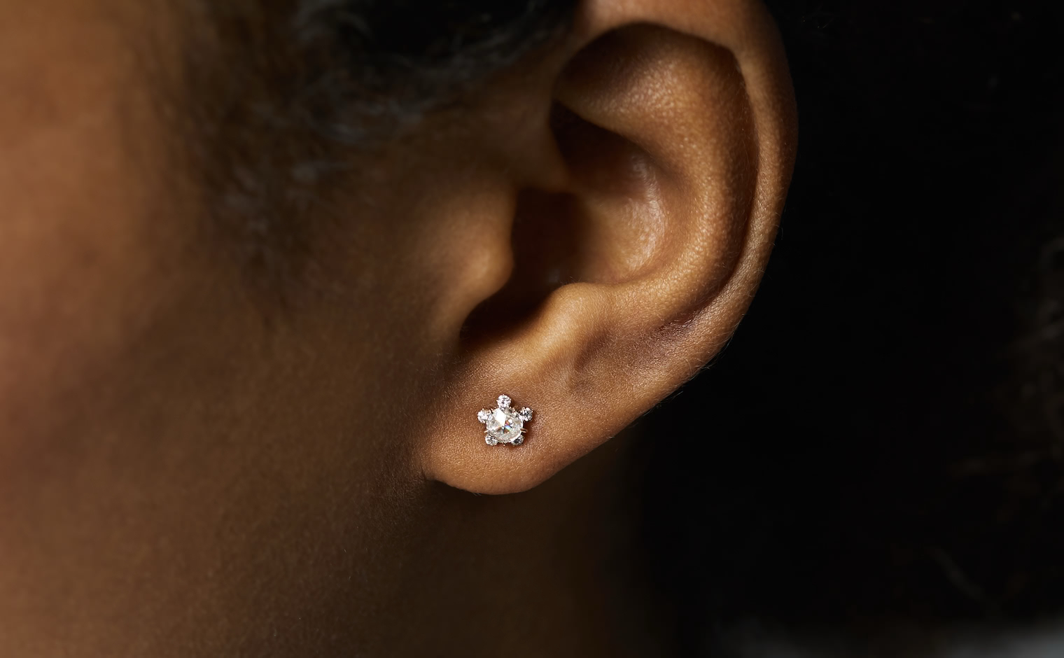 Snowflake Studs-Victorian