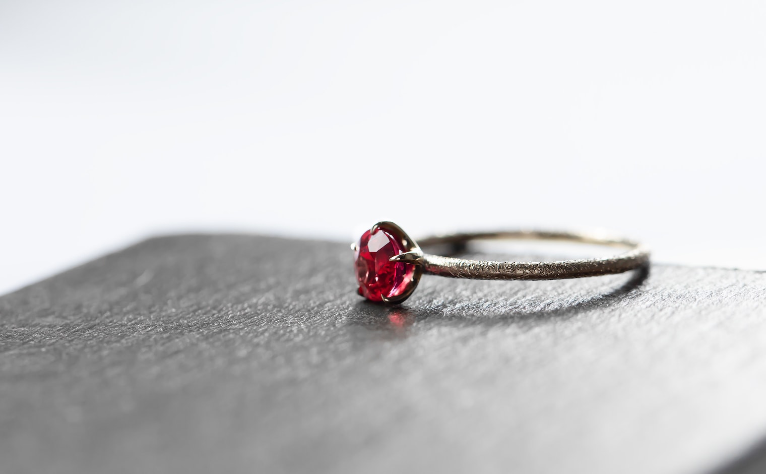 Ruby Stardust Ring