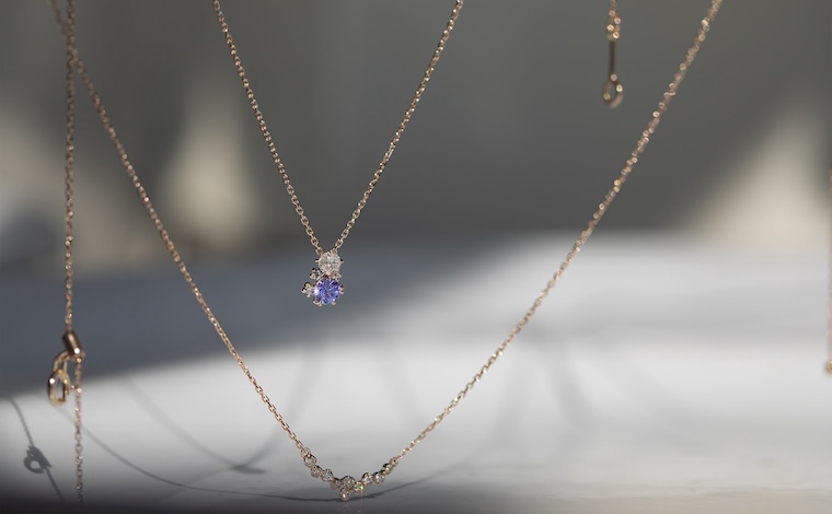 Crest Necklace-Tanzanite