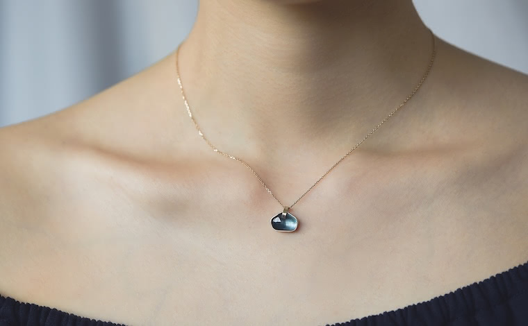 Blue Tourmaline Necklace