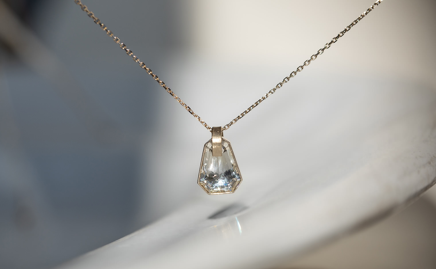 Ice Sapphire Necklace