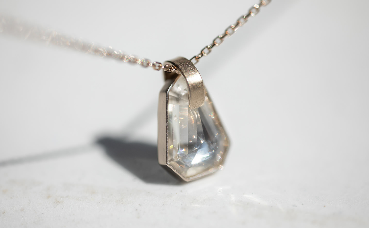 Ice Sapphire Necklace