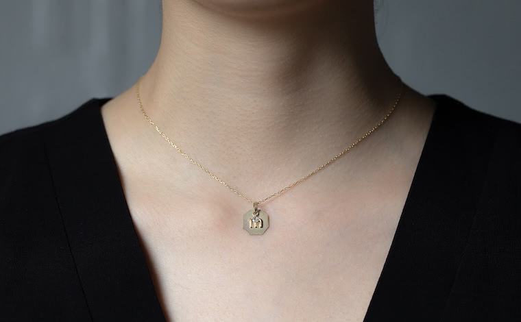 Initial Charm Necklace