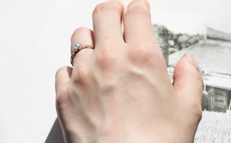 Snowflake Ring-Opal