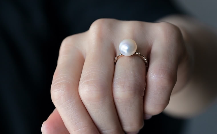 Pearl Dotted Ring