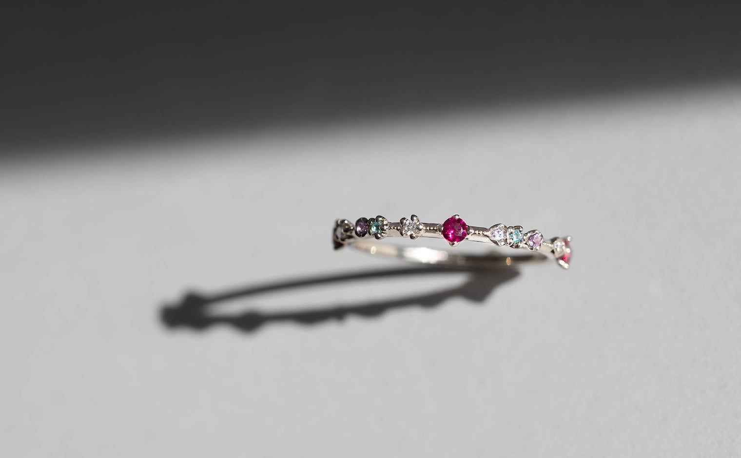 Dotted Ring-Paraiba & Spinel