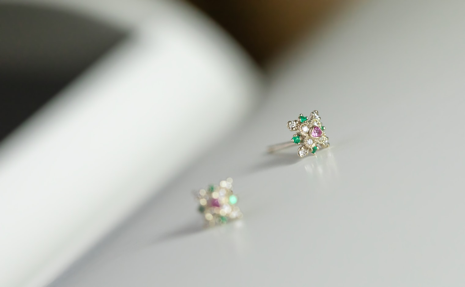 Orchid Studs-Rainbow