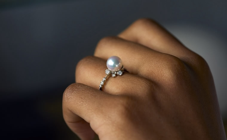 Pearl Snowflake Ring-Supreme