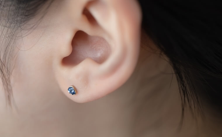 Iceberg Studs-Sapphire