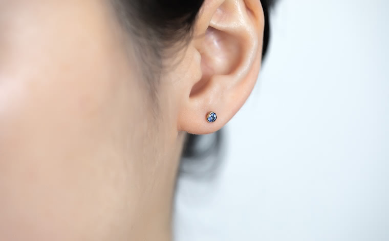 Iceberg Studs-Sapphire