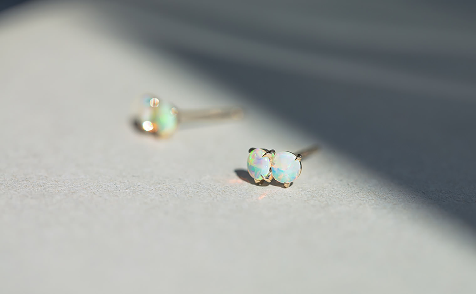 Calyx Studs-Opal