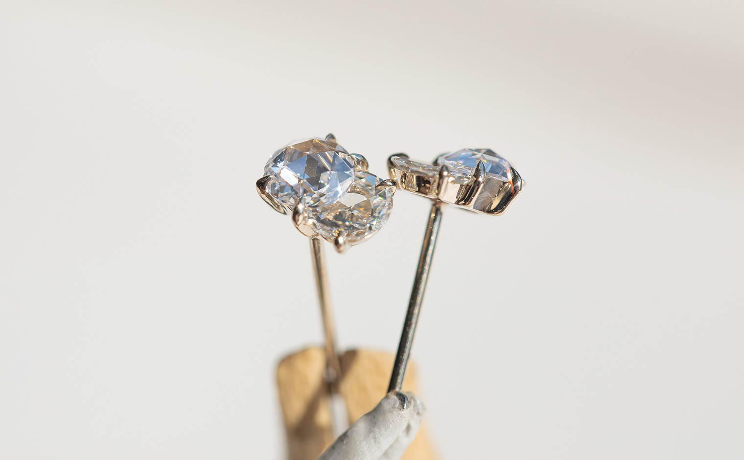 Calyx Studs-Diamond