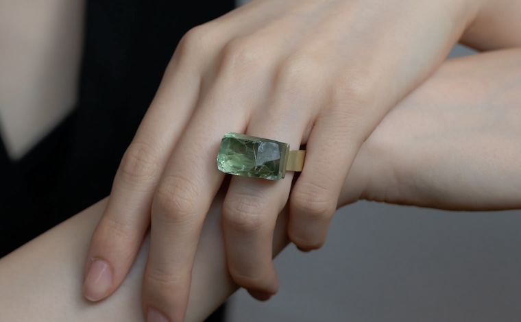 Raw Quartz Ring