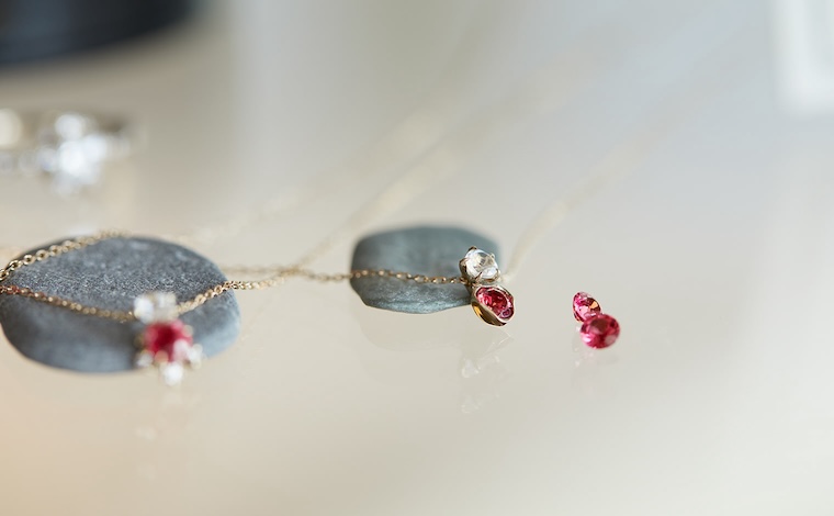 Iceberg Necklace-Spinel