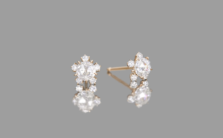 Snowflake Studs-Victorian | ka0002ac