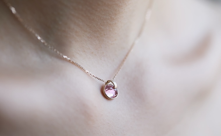 Blush Tourmaline Necklace